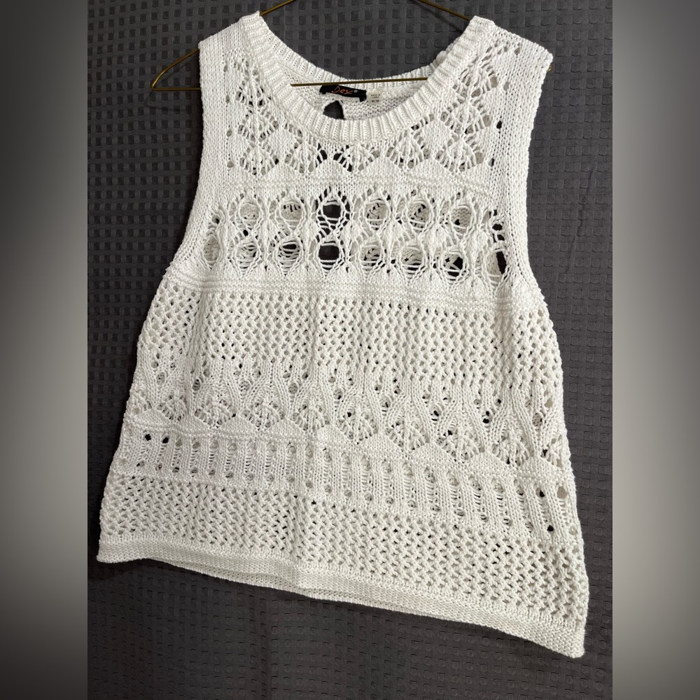White Knit top